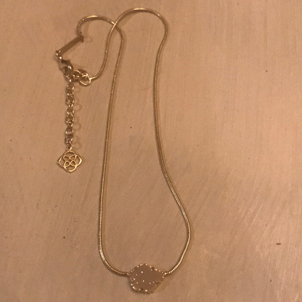 Beautiful iridescent Kendra Scott drusy necklace